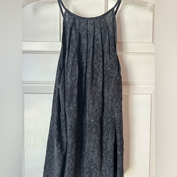 Joie Black Tank with Lace Print - Size Small - Picture 2 of 4